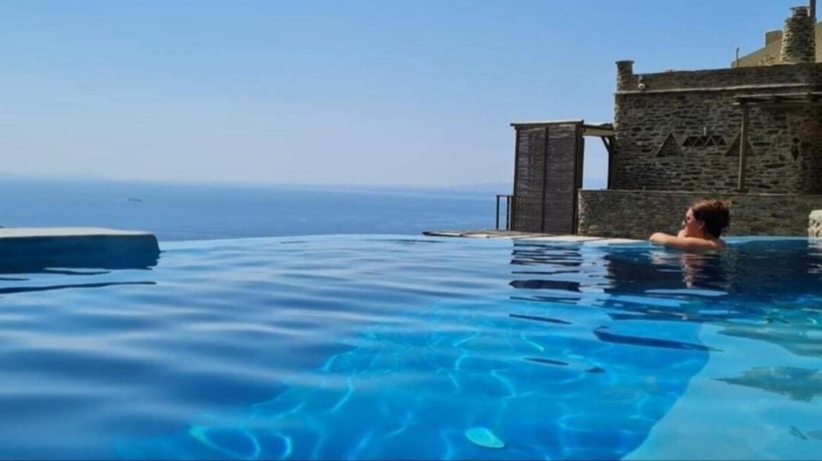 Aparthotel Aegean Castle Andros - Adults Only Agia Eleousa Exterior foto