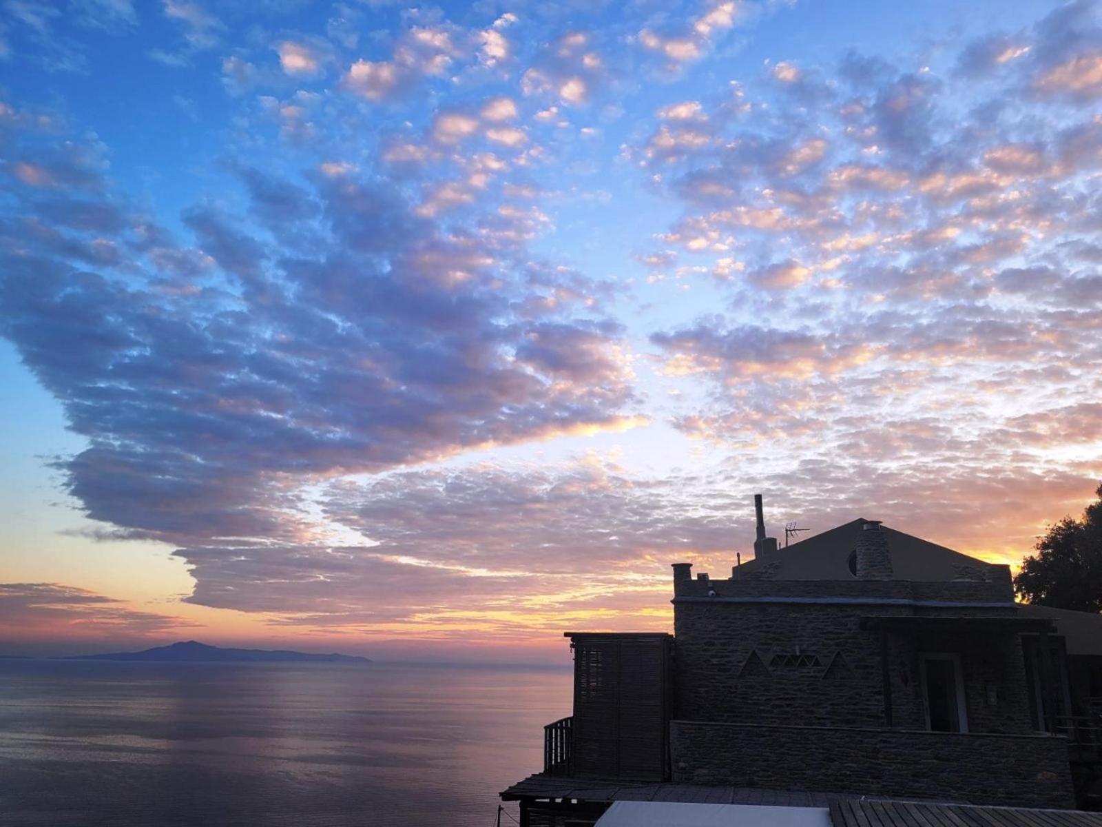 Aparthotel Aegean Castle Andros - Adults Only Agia Eleousa Exterior foto