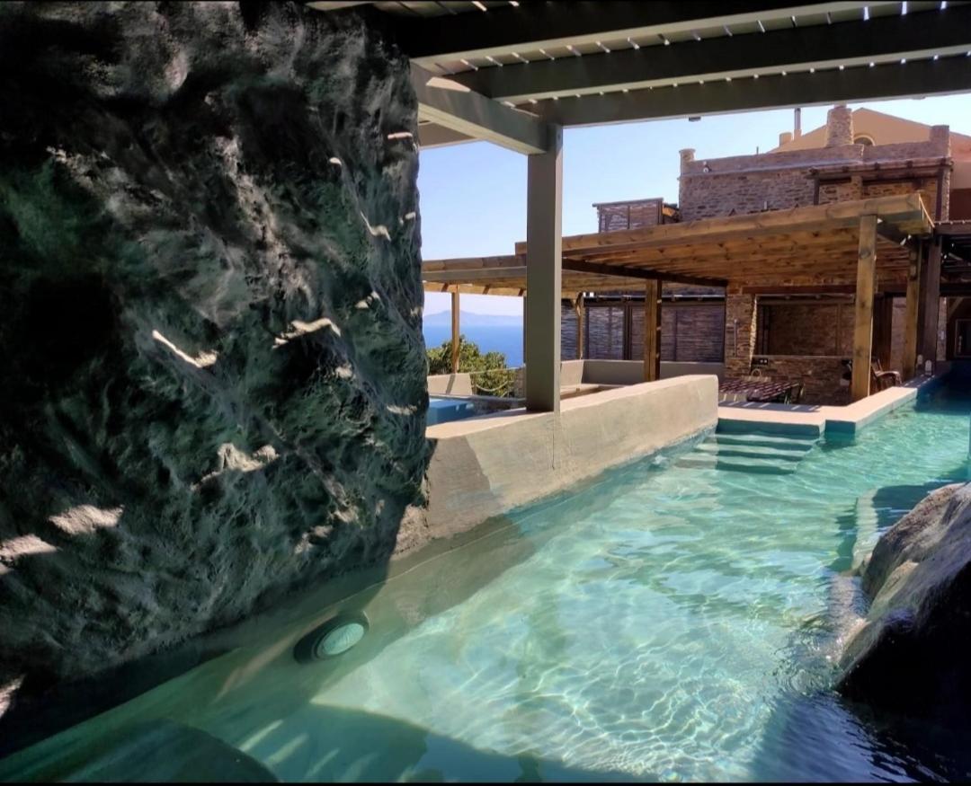 Aparthotel Aegean Castle Andros - Adults Only Agia Eleousa Exterior foto